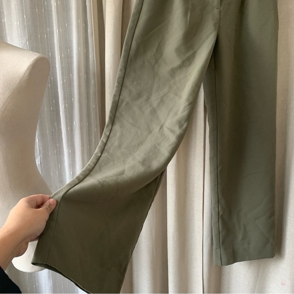 ABERCROMBIE & FITCH GREEN DRESS TROUSER PANTS S27/4 - Picture 8 of 13